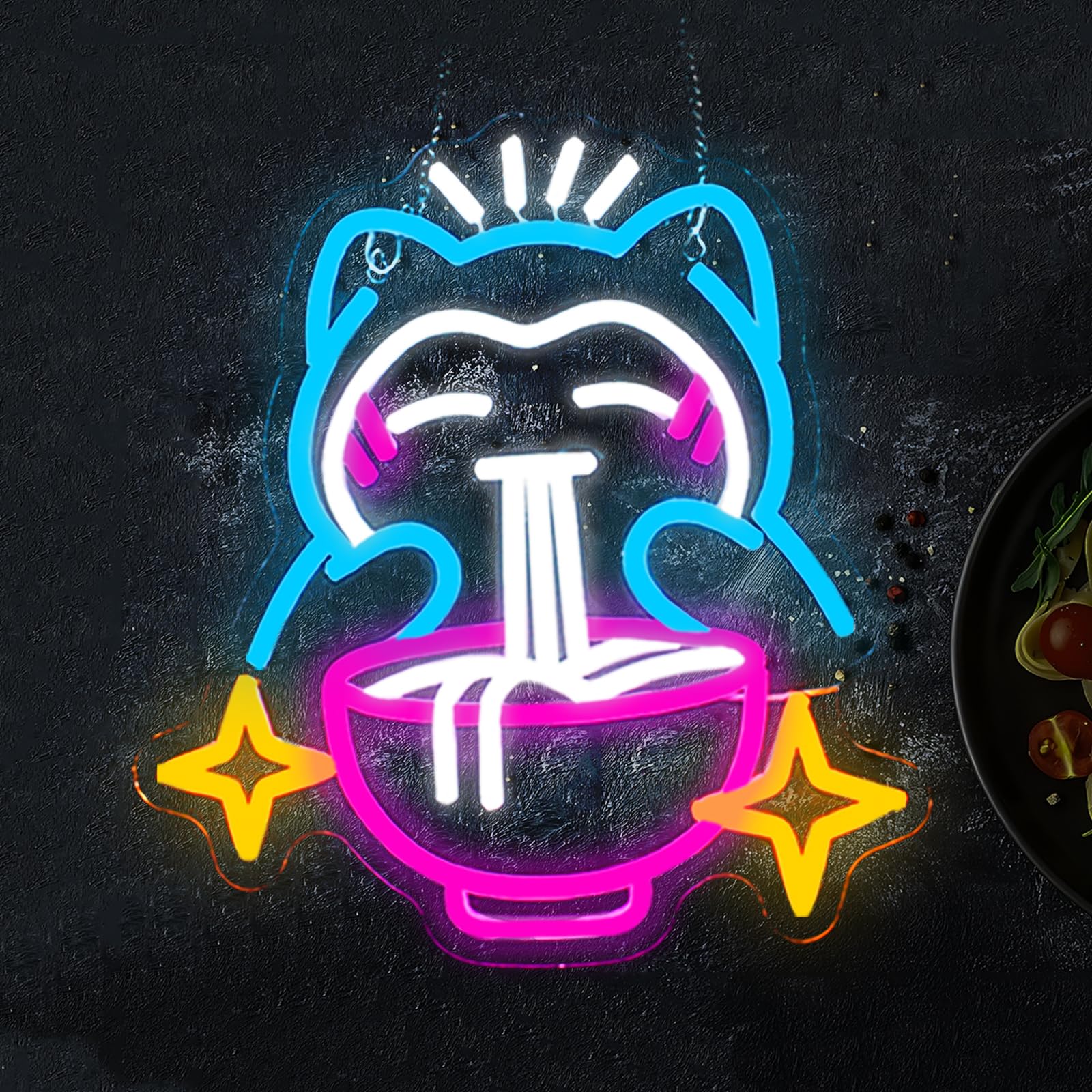 Restaurant Lighting Decoration - Luz de neón LED Ramen: letrero