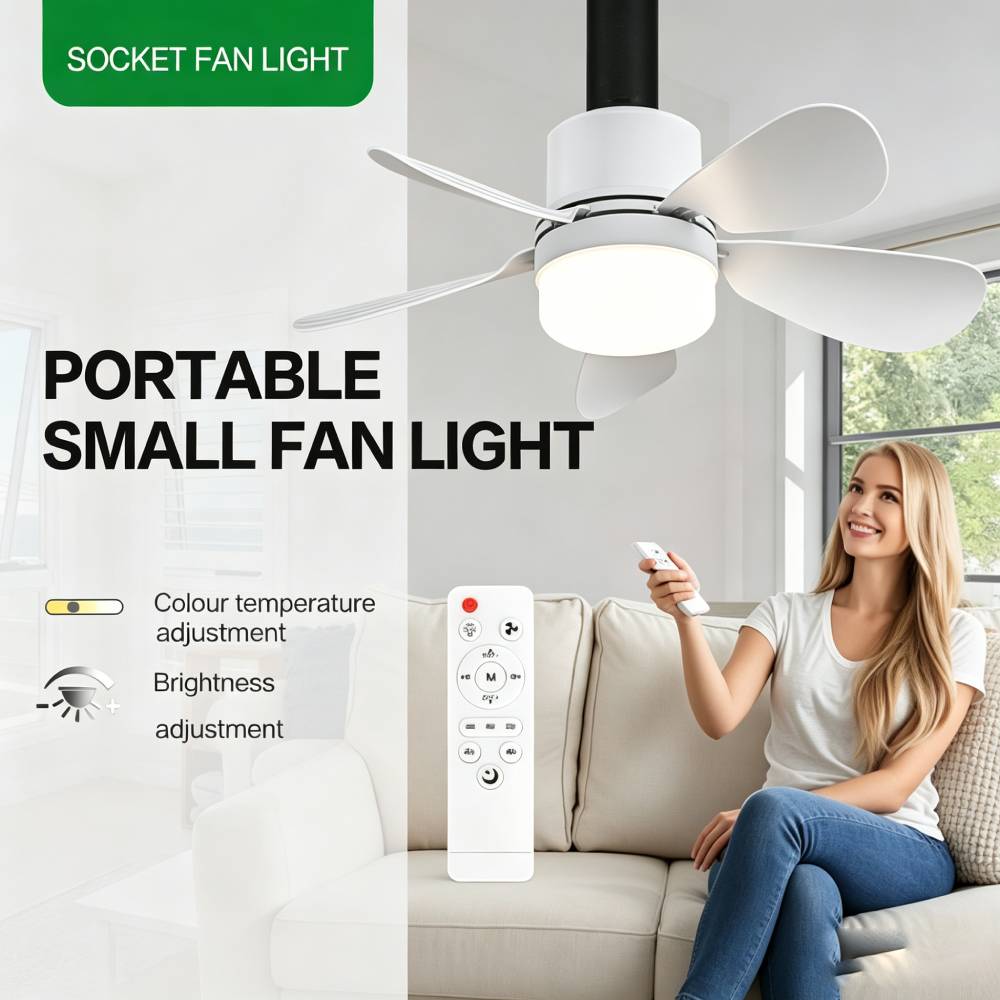 Lighting Decor For Home - Ventilador de Techo con Luz y