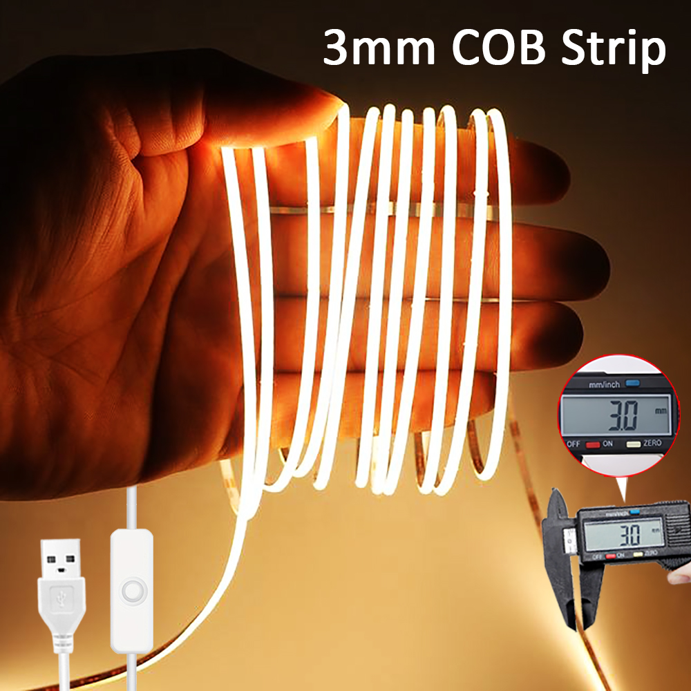 Decor Lighting Hours - Tira de LED COB Ultrafina de