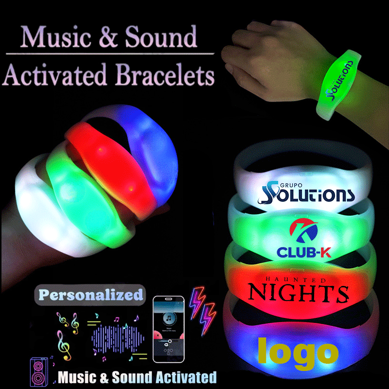 Decor Lighting Hours - Pulseras iluminadas activadas por música personalizables,