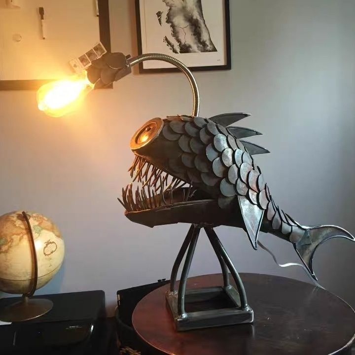 Decor Lighting Floor Lamps - Lámpara de Pie de Metal Retro