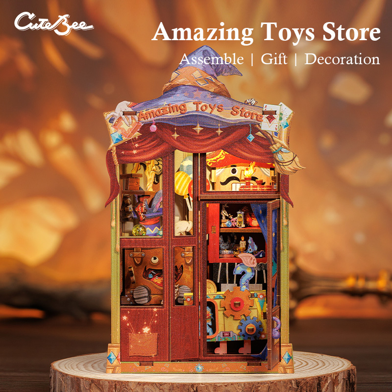 Lighting Decor Store - CUTEBEE-Kit de rincón de libros DIY,