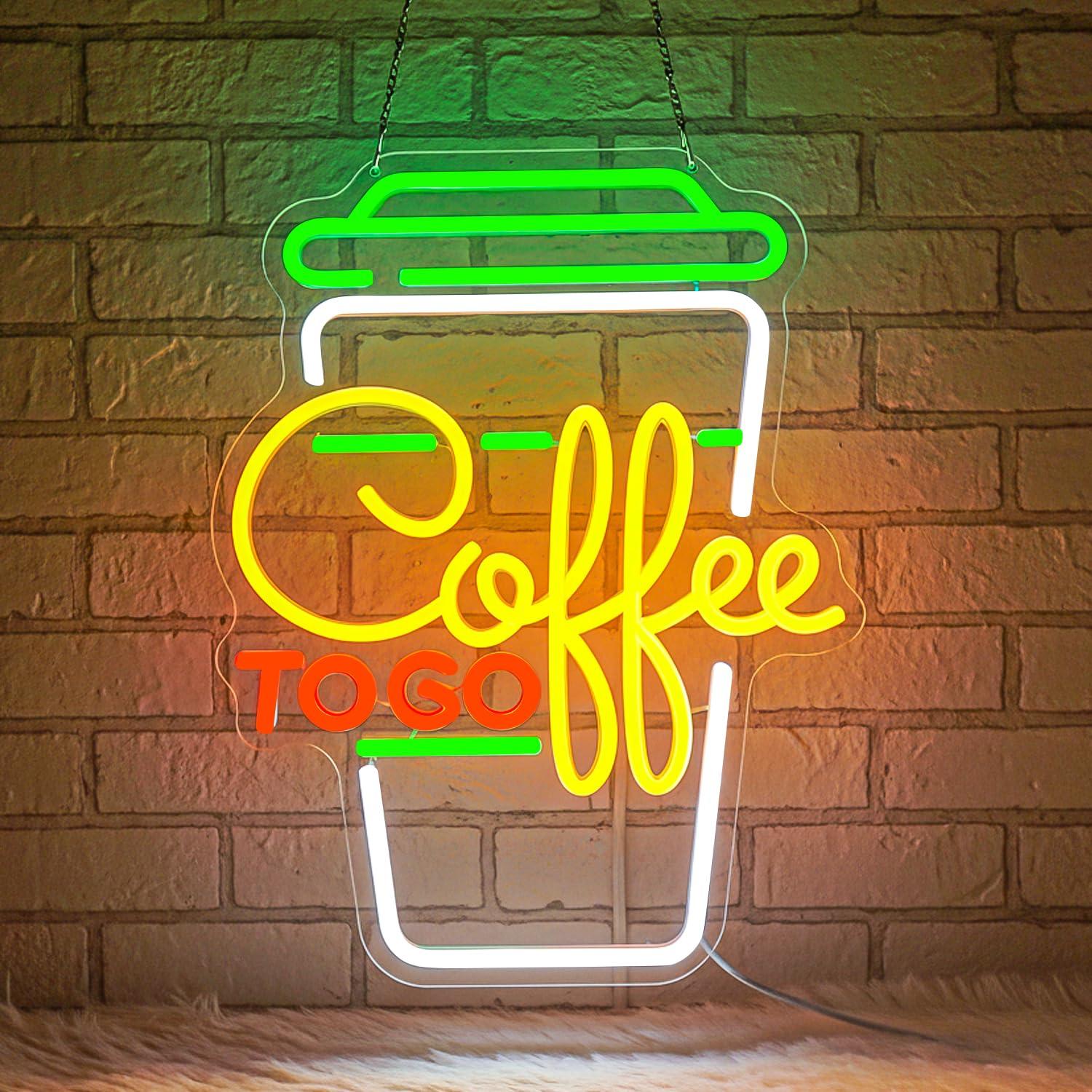 Restaurant Lighting Decoration - Letrero Luminoso LED USB Regulable con