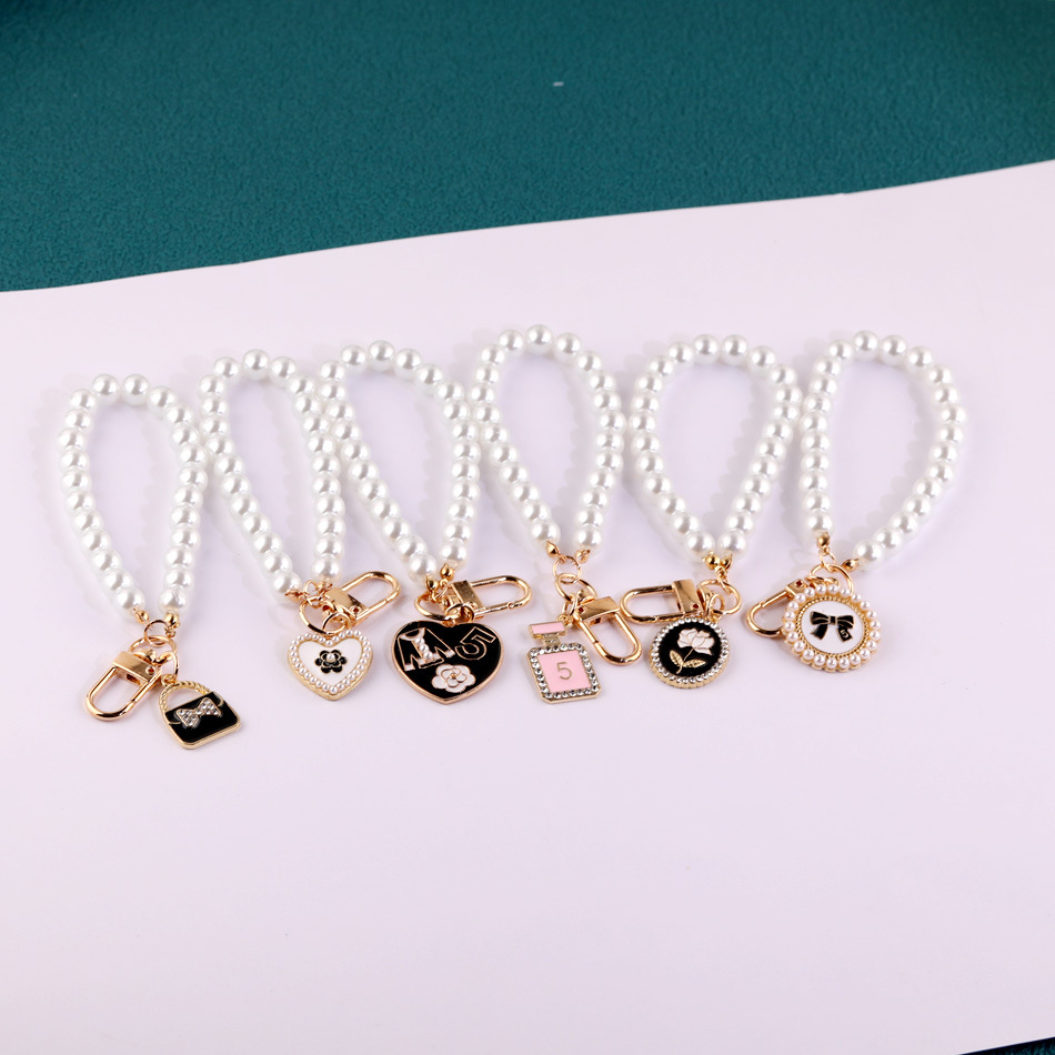 Decor Lighting Phone Number - Elegante Cadena de Perlas para Bolso,