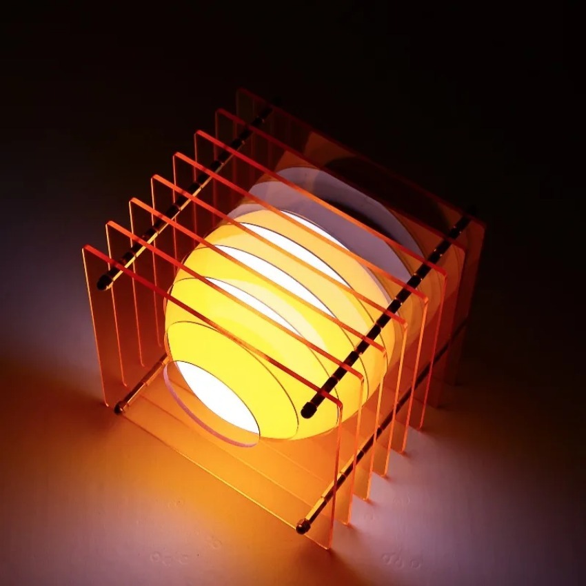 Lighting Decor For Home - Lámpara Lunar DIY de Acrílico con