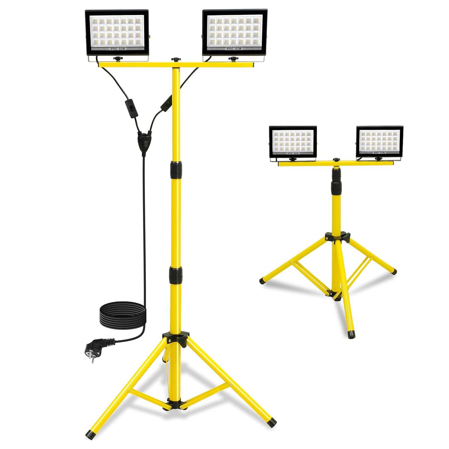Floor Lamp Tripod - Luz de trabajo LED con soporte