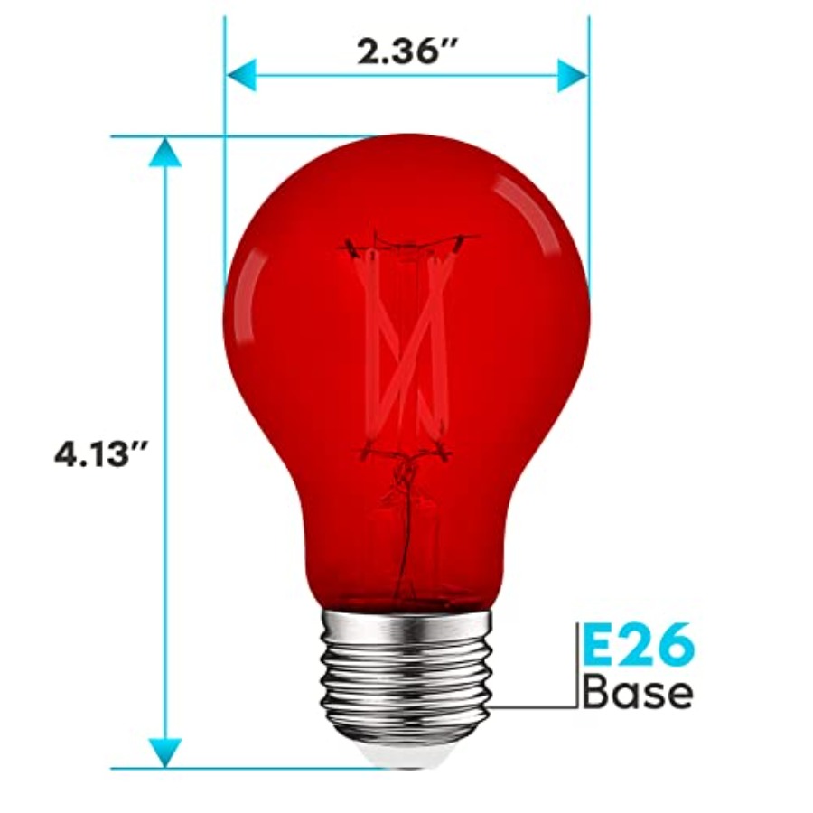 Bombillas LED Edison A19, Equi - Lighting Decoration Outdoor reseña y precio