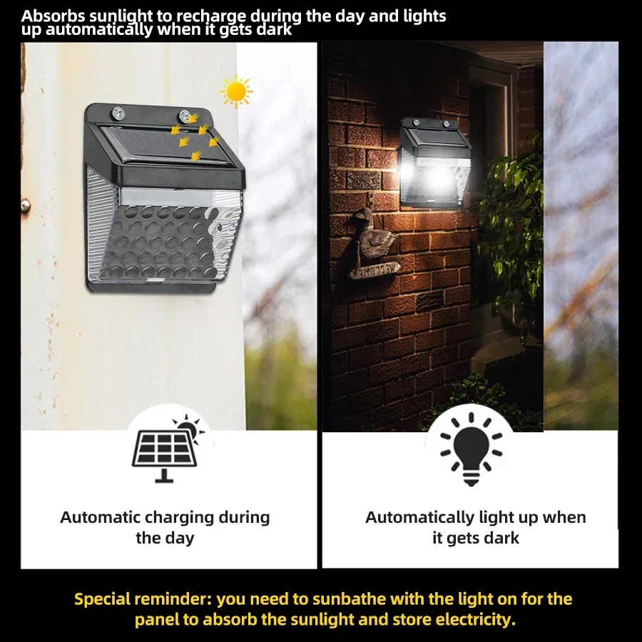 Luz Solar LED con Sensor de Mo - Lighting Decoration Outdoor reseña y precio