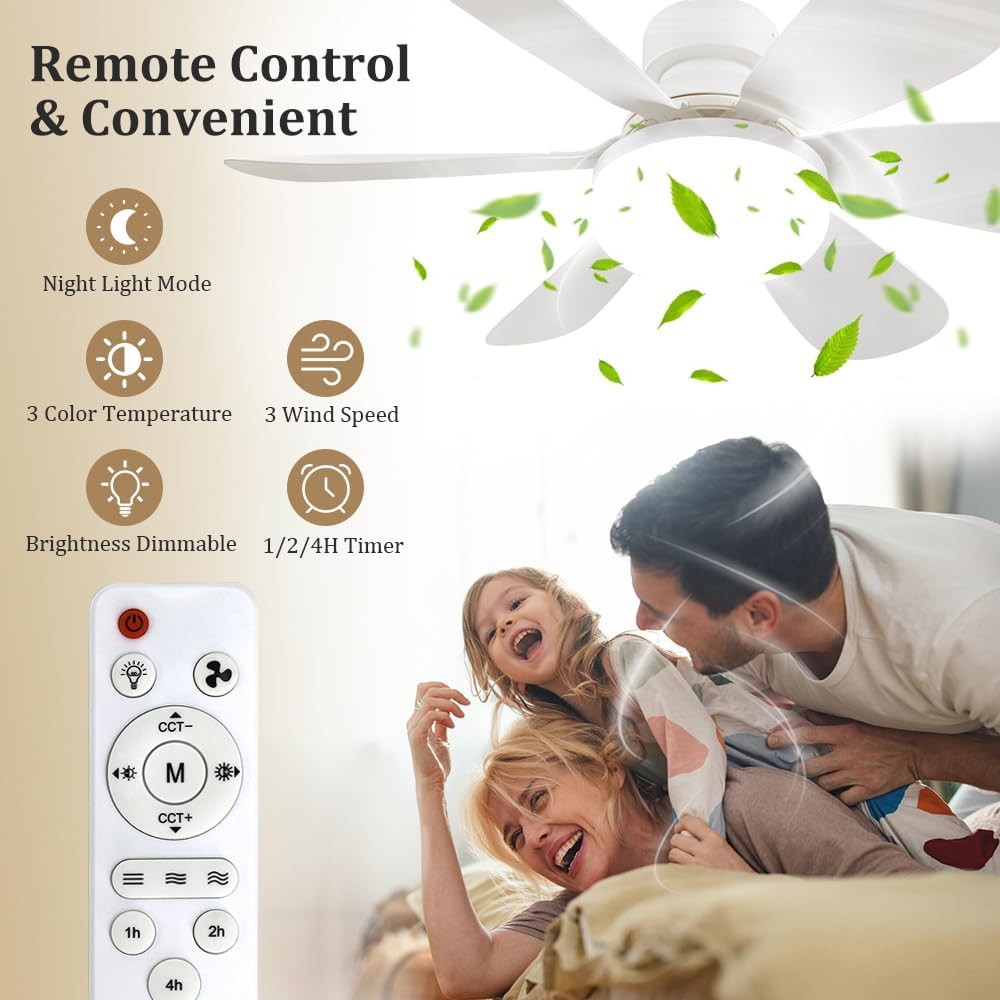 Ventilador de Techo con Luz y  - Lighting Decor For Home reseña y precio