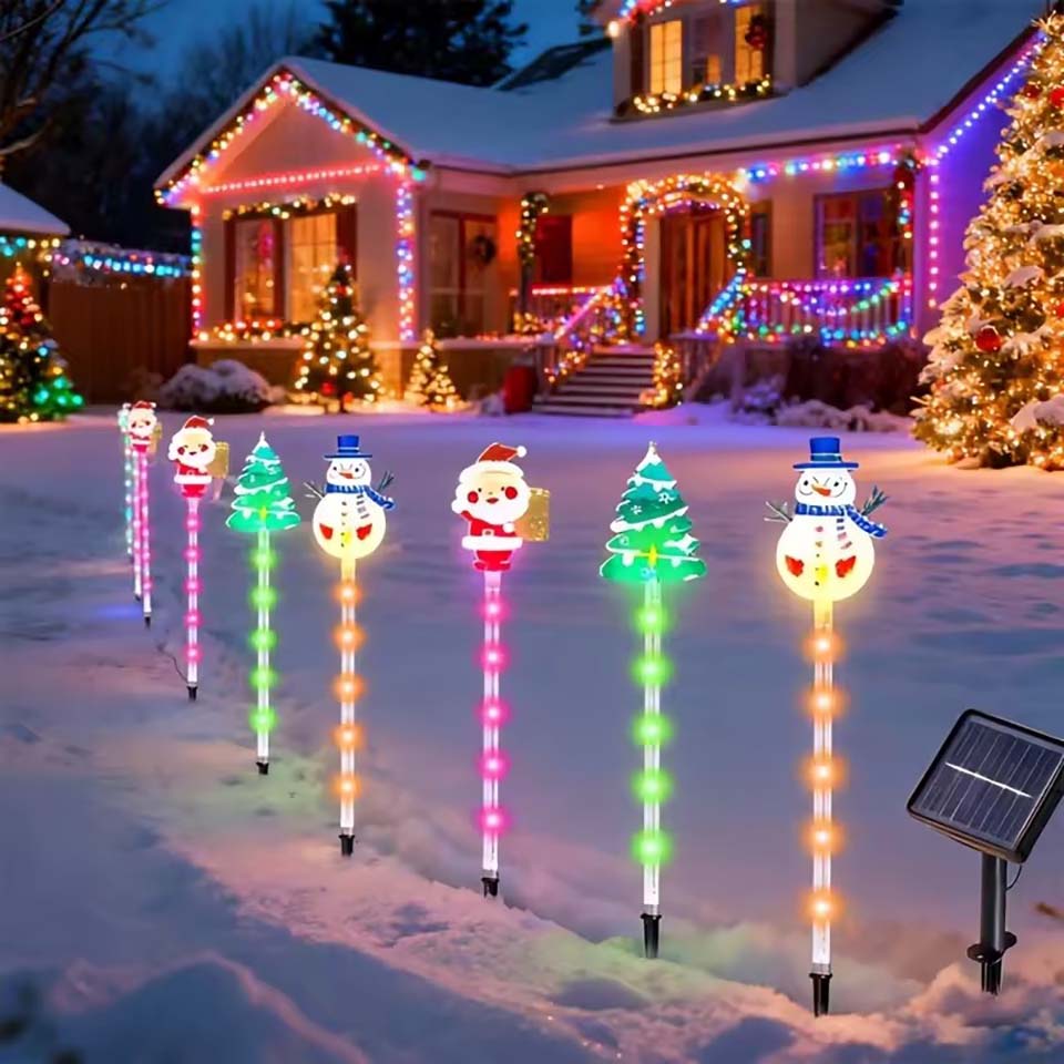 1 Juego de Luces Solares para  - Lighting Tree Decor reseña y precio