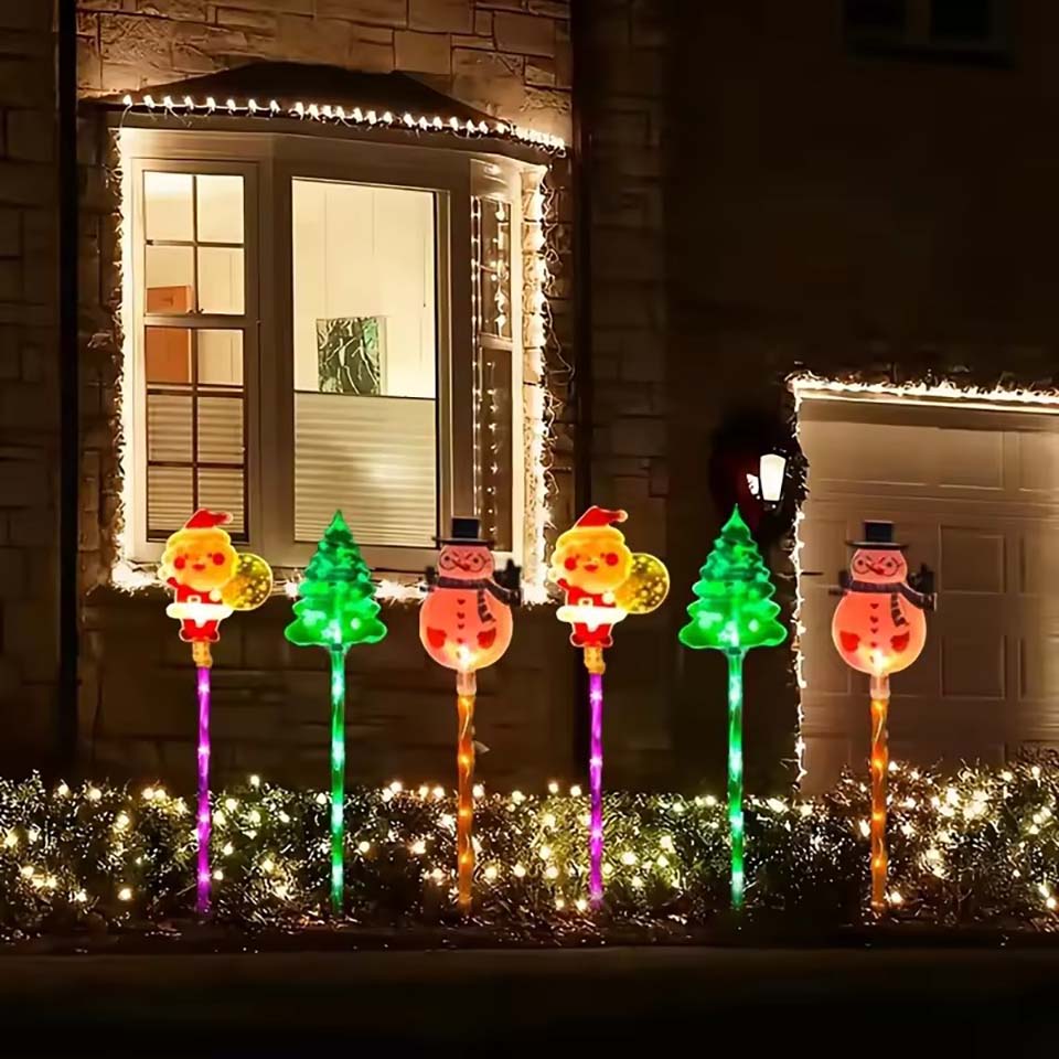 1 Juego de Luces Solares para  - Lighting Tree Decor reseña y precio