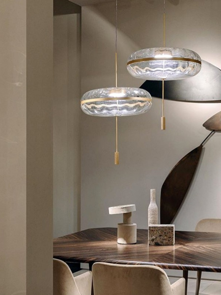 Candelabro de vidrio Circular  - Lighting Decor Store reseña y precio