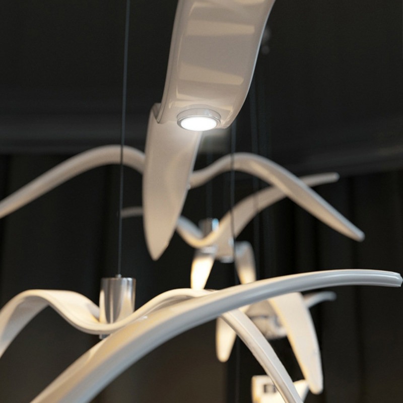 Lámpara nórdica de resina de p - Lighting Decor Store reseña y precio