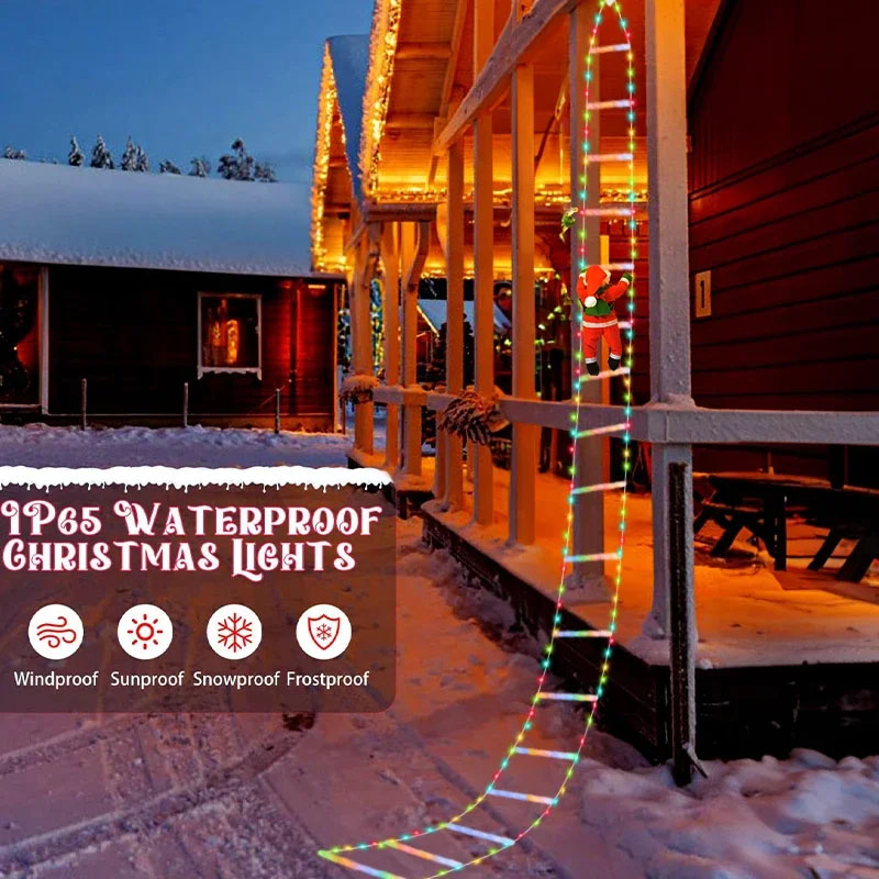 Luces LED de Navidad, Cadena d - Lighting Decoration Outdoor reseña y precio