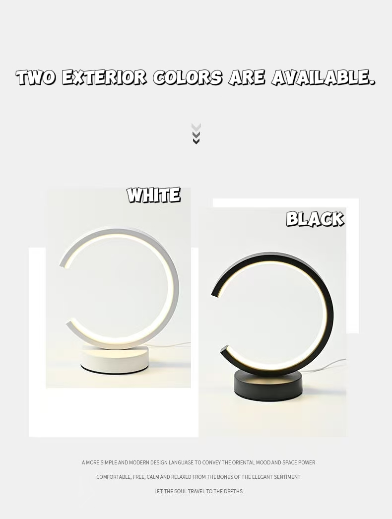 Lámpara LED de mesa con anillo - Restaurant Lighting Decoration reseña y precio