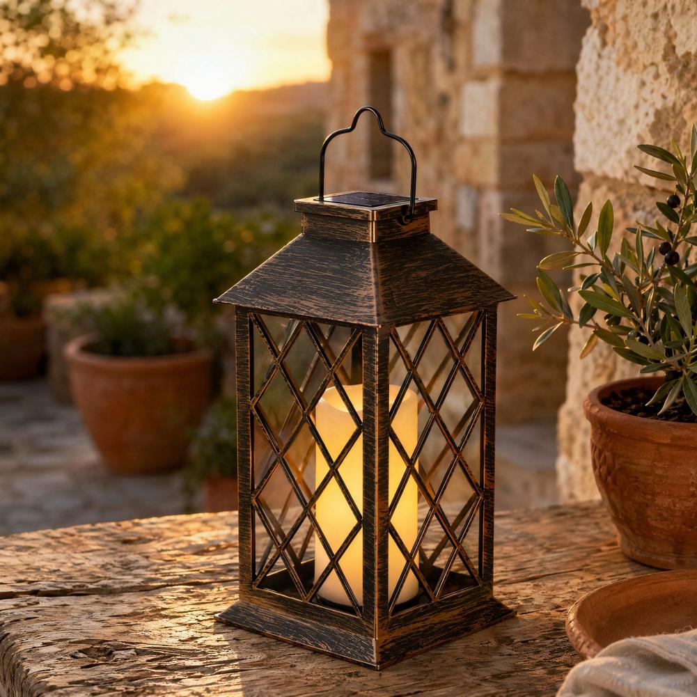 Linterna Solar Retro, Lámpara  - Lighting Decoration Outdoor reseña y precio