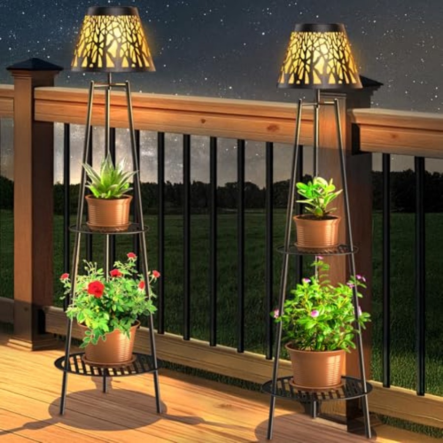 Paquete de 2 Lámparas Solares  - Lighting Decoration Outdoor reseña y precio