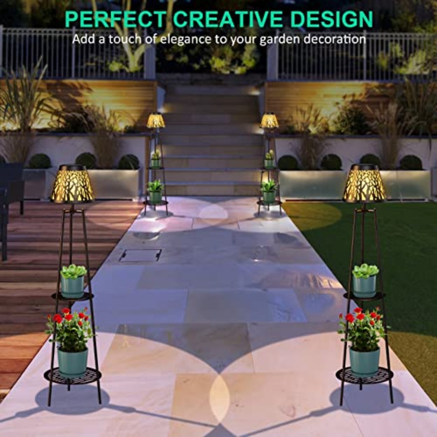Paquete de 2 Lámparas Solares  - Lighting Decoration Outdoor reseña y precio