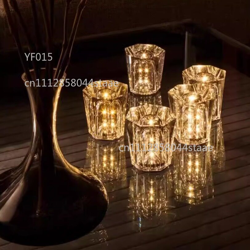 Lámpara de Mesa de Cristal Rec - Restaurant Lighting Decoration reseña y precio