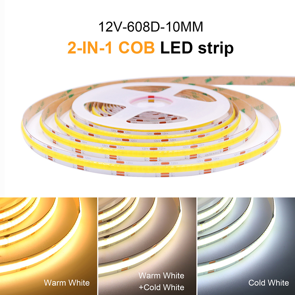 Tira de luces Led COB CCT, 12V - Decor Lighting Hours reseña y precio