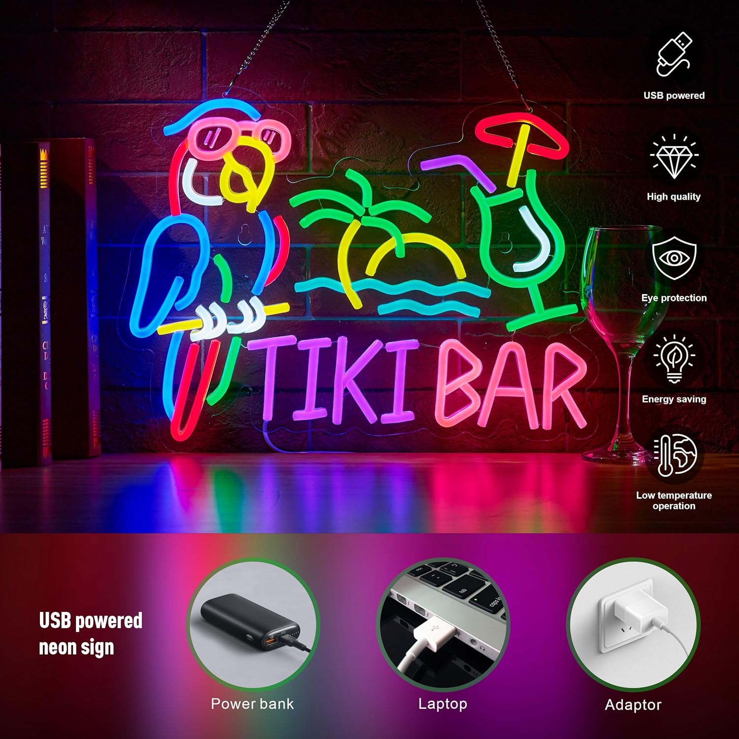 Letrero de Neón con Diseño de  - Restaurant Lighting Decoration reseña y precio