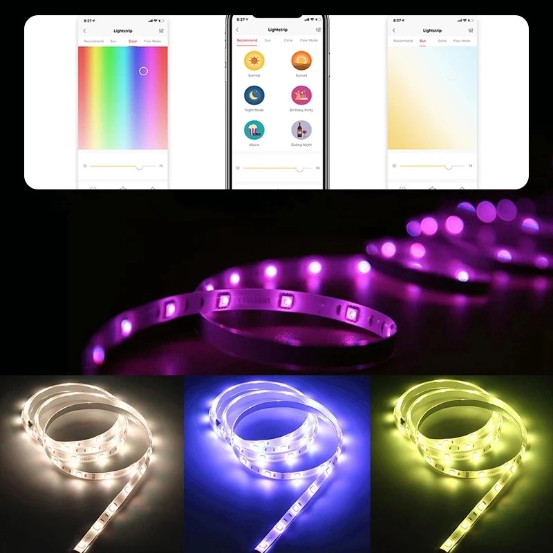Versión Global Yeelight Aurora - Yeelight Light Lightstrip reseña y precio