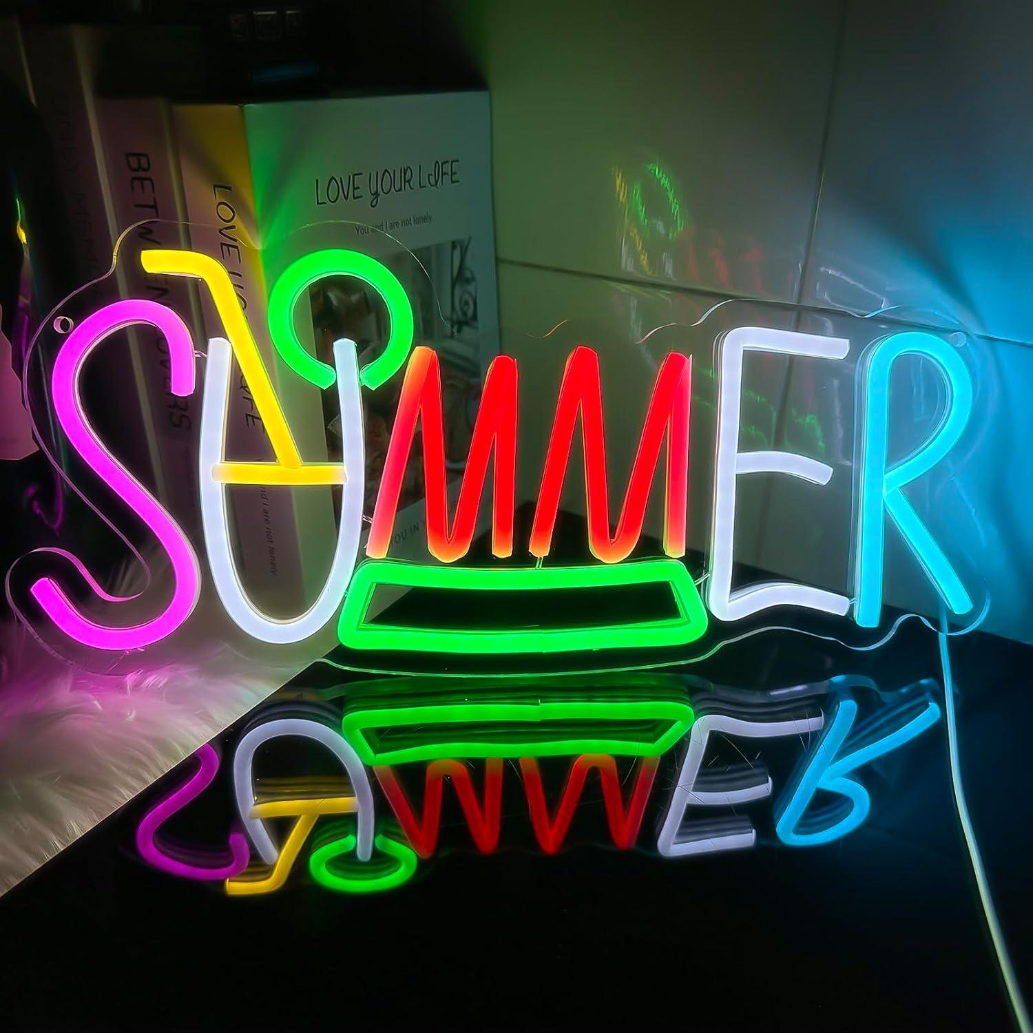 Letrero Luminoso LED de Neón c - Lighting Decor Rentals reseña y precio