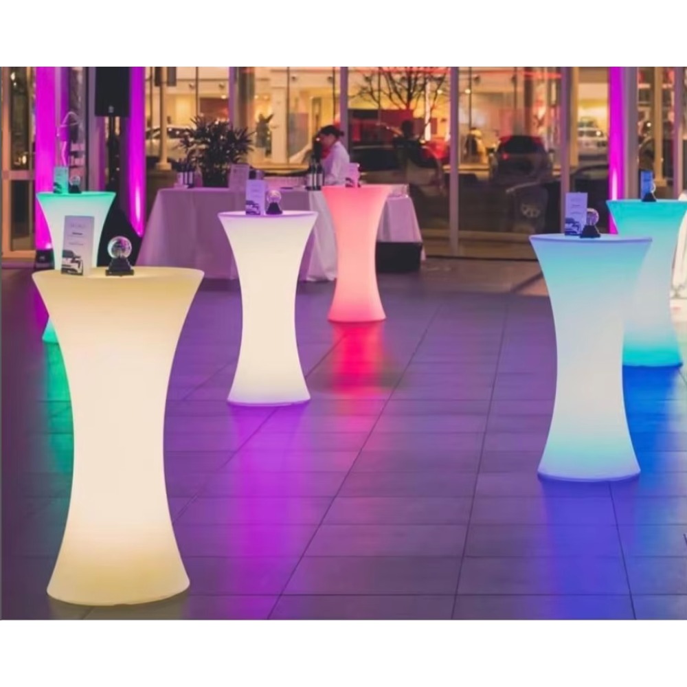 Mesas Altas LED Inalámbricas p - Lighting Decor Rentals reseña y precio