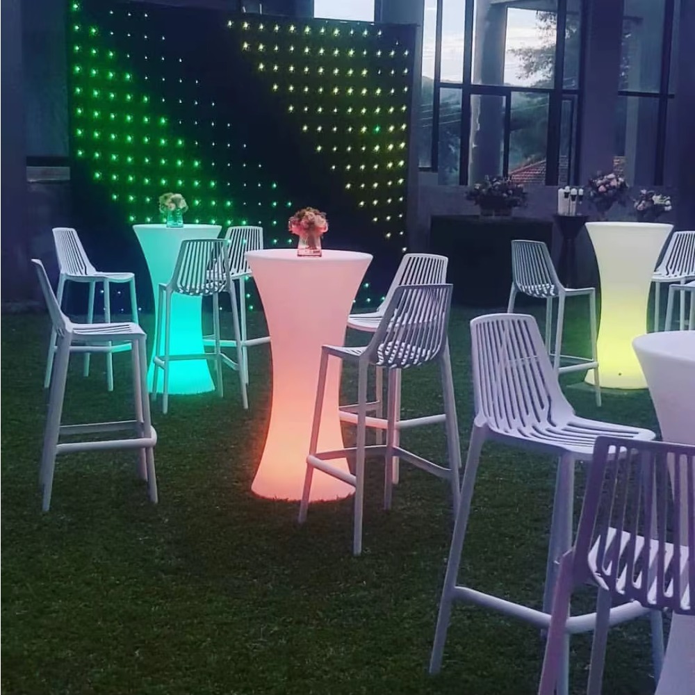 Mesas Altas LED Inalámbricas p - Lighting Decor Rentals reseña y precio