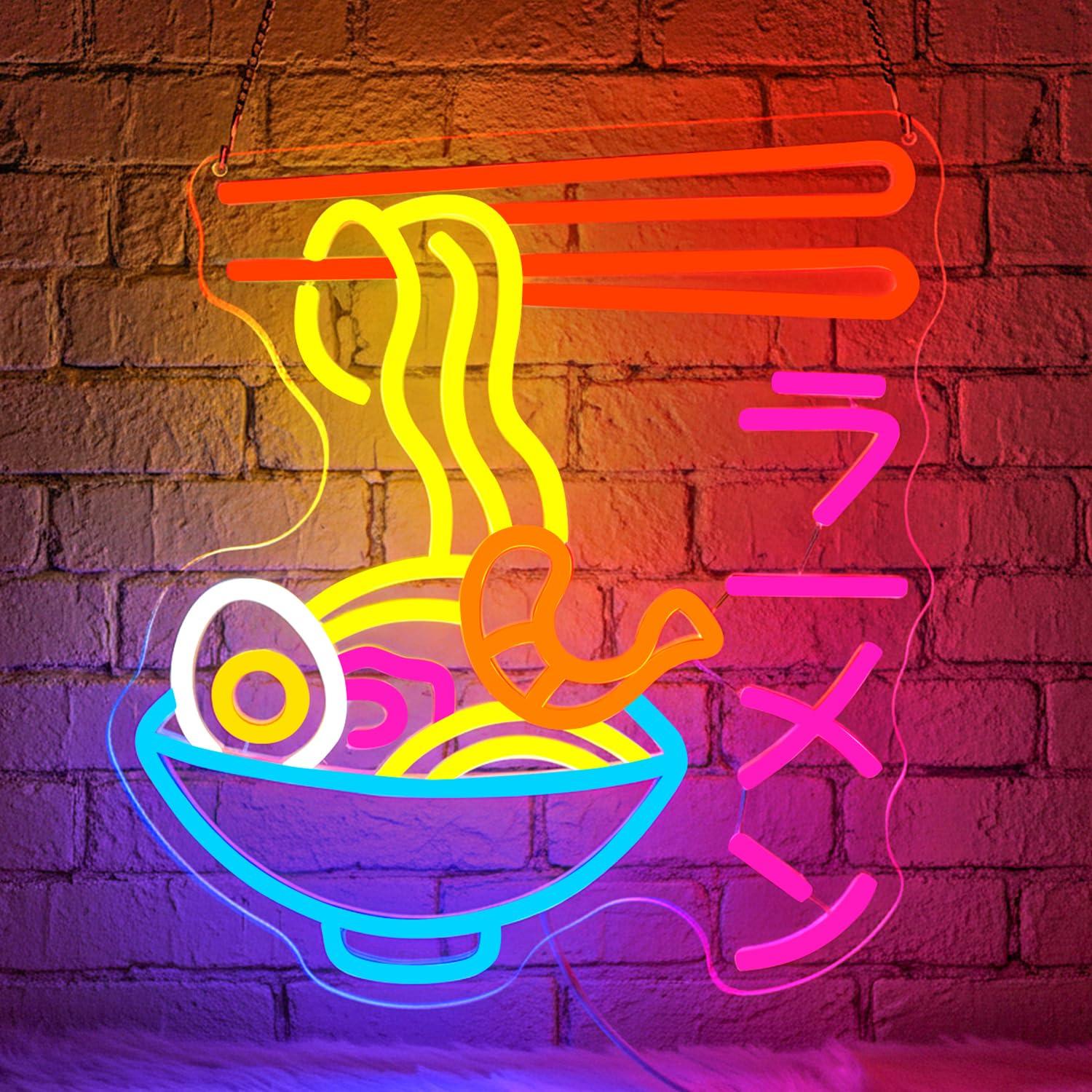 Letrero de Neón LED de Ramen,  - Restaurant Lighting Decoration reseña y precio