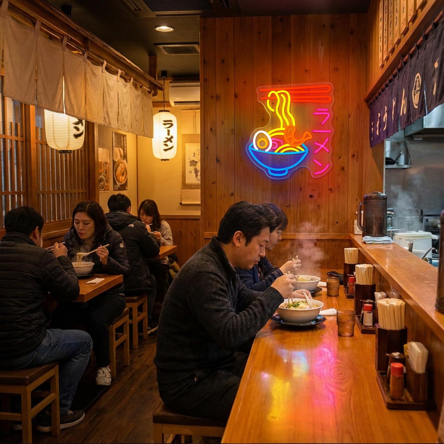 Letrero de Neón LED de Ramen,  - Restaurant Lighting Decoration reseña y precio