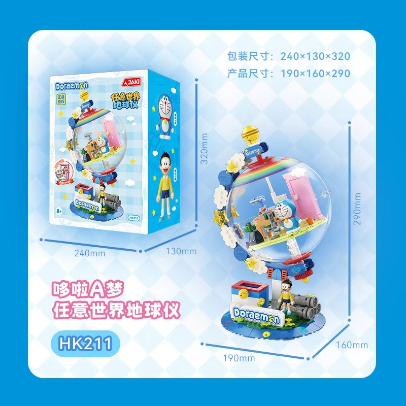 JAKI Doraemon - Bloques de Con - Lighting Decoration Ideas reseña y precio